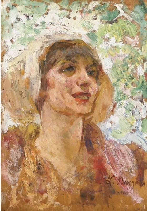 Donna con cappello